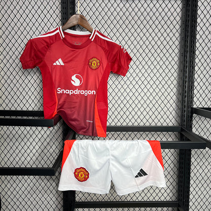 Kit Criança Manchester United Principal 24/25