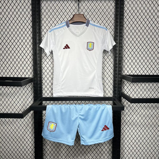 Kit Criança Aston Villa Secundária 24/25