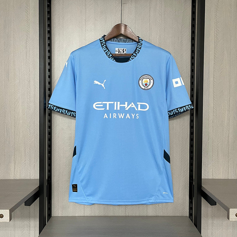 Camisola Manchester City 24/25 Principal Versão Adepto