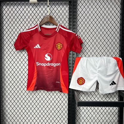 Kit Criança Manchester United Principal 24/25