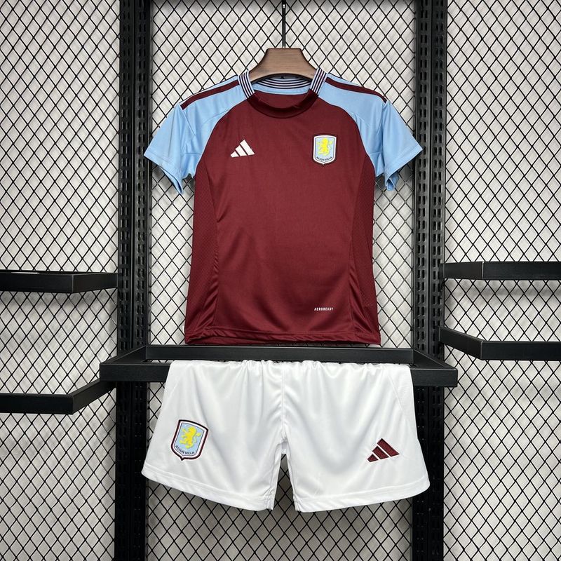 Kit Criança Aston Villa Principal 24/25