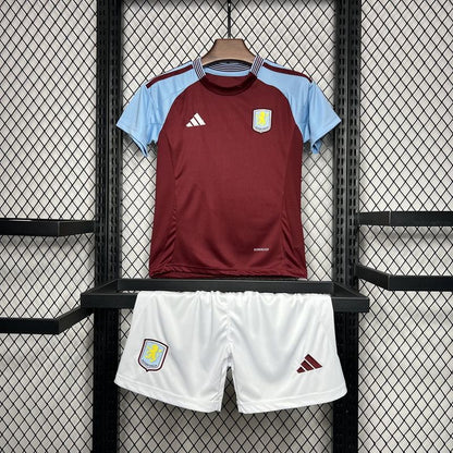 Kit Criança Aston Villa Principal 24/25