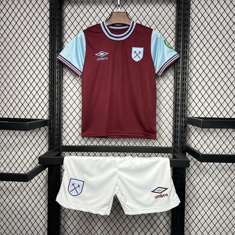 Kit Criança West Ham Principal 24/25