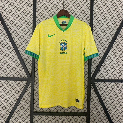 Camisola Brasil Principal 24/25 Versão Adepto