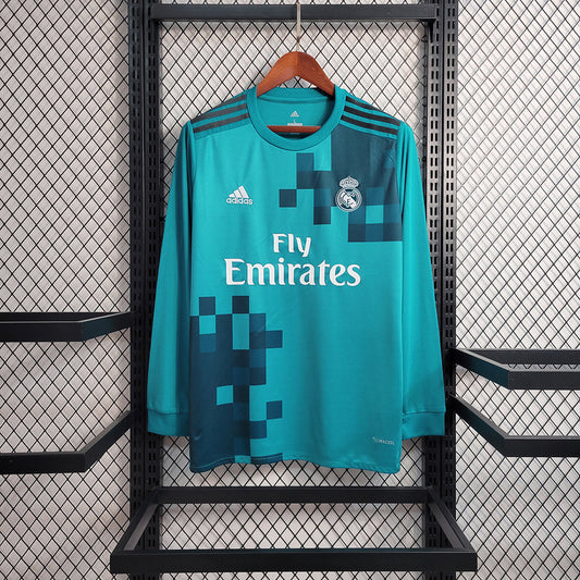 Retro Real Madrid 17/18 Manga Comprida