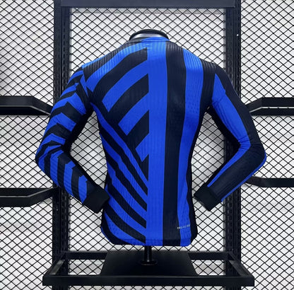 Camisola Inter Milan 24/25 Principal Versão Jogador Manga Longa