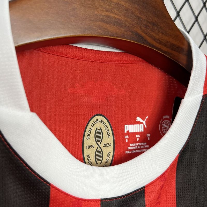 Camisola AC Milan Principal 24/25 Versão Adepto