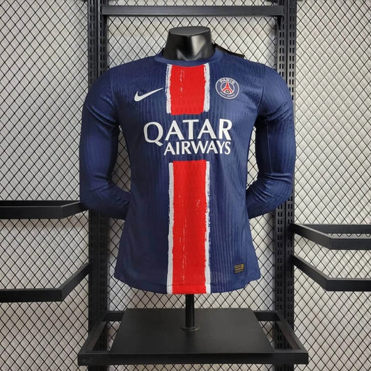 Camisola PSG Principal 24/25 Versão Jogador Manga Longa