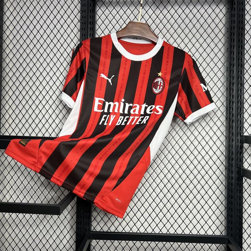 Camisola AC Milan Principal 24/25 Versão Adepto