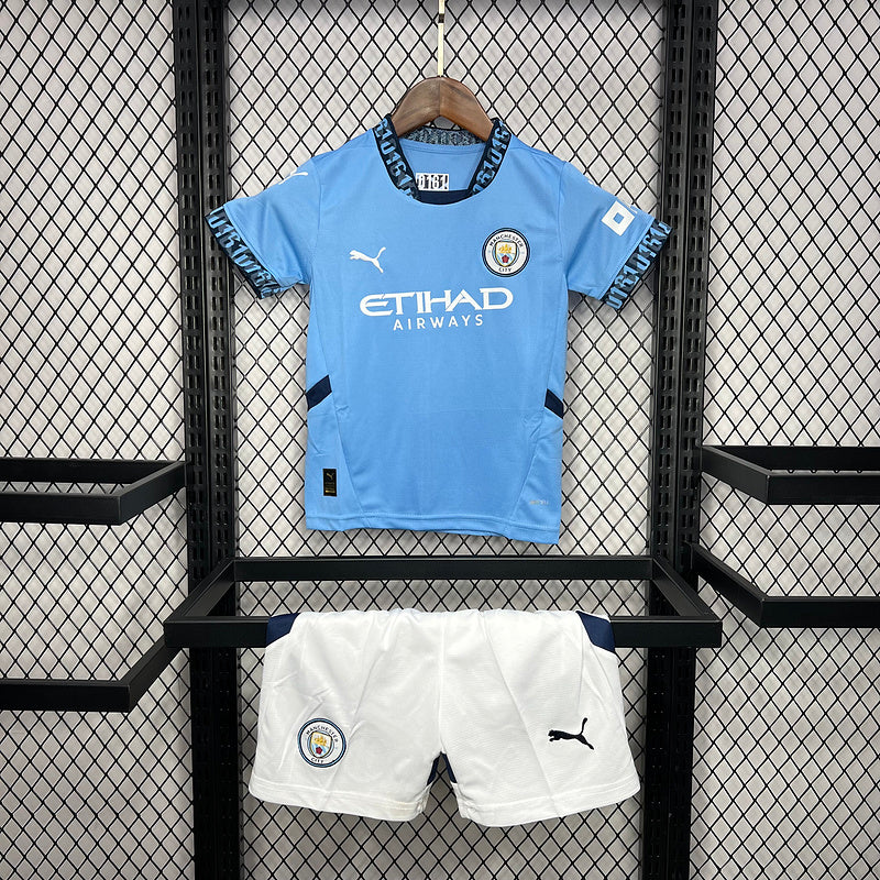 Kit Criança Manchester City Principal 24/25