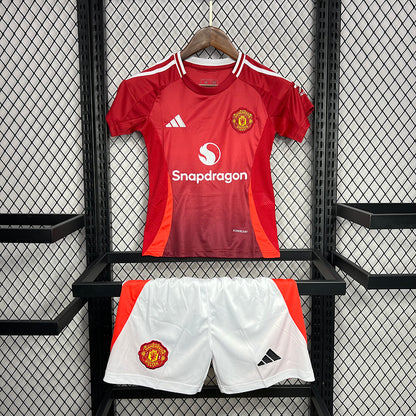 Kit Criança Manchester United Principal 24/25