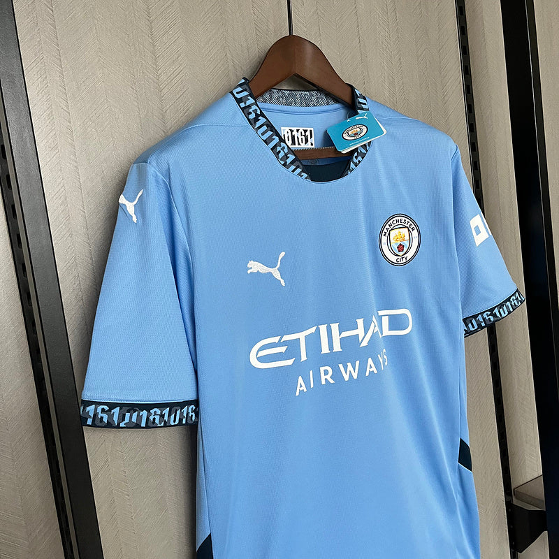 Camisola Manchester City 24/25 Principal Versão Adepto