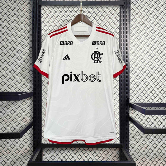 Camisola Flamengo Secundária 24/25 Versão Adepto - Todos os sponsers