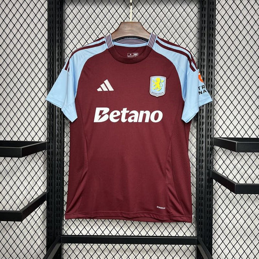 Camisola Aston Villa Principal 24/25 Versão Adepto