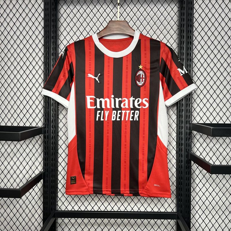 Camisola AC Milan Principal 24/25 Versão Adepto