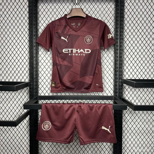 Kit Criança Manchester City Alternativa 24/25